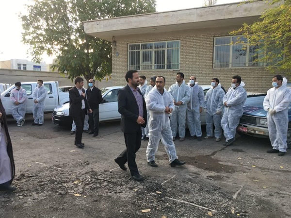 حضور ذوالقدر فرماندارشهرستان در رزمایش جهادی خدمات دامپزشکی