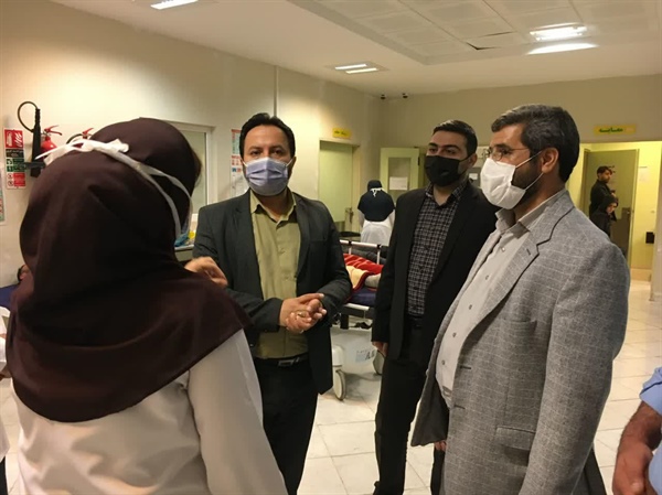 بازدید فرماندار از بیمارستان های شهرستان ابهر