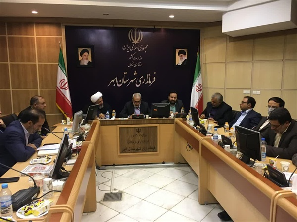 برگزاری جلسه ای با حضور وزیر آموزش و پرورش در فرمانداری شهرستان ابهر به منظور بررسی مسائل و مشکلات حوزه آموزش و پرورش
