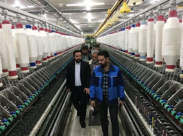 بازدید از صنایع شهرستان ابهر به منظور بررسی مسائل و رفع مشکلات
