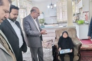 دیدار با مادر دو شهید والام مقام شهر ابهر