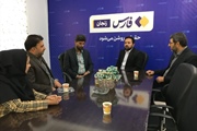 حضور فرماندار شهرستان ابهر در دفتر خبرگزاری فارس استان زنجان
