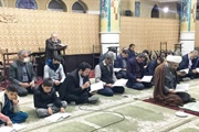 حضور ذوالقدر فرماندار شهرستان ابهر در بین نمازگزاران مسجد صاحب...