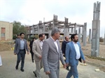 بازدید ذوالقدر فرماندار ابهر به همراه  مدیر درمان تأمین اجتماعی استان زنجان از روند اجرای طرح درمانی بیمارستان شهید سلیمانی، همزمان با روز پرستار