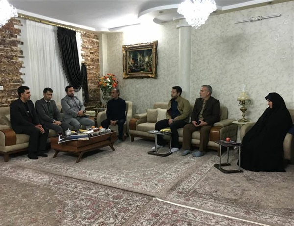 تجلیل ذوالقدر فرماندار ابهر از اسفندیار اسدی داور بین المللی تکواندو