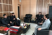 دیدار و گفتگوی رئیس پلیس راهور استان زنجان با فرماندار شهرستان ابهر