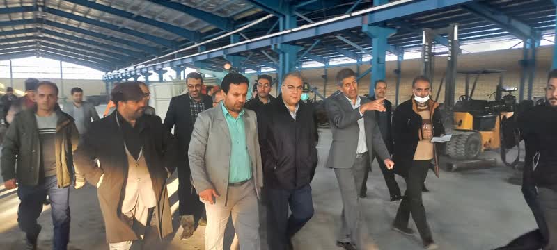 بازدید استاندار زنجان از 2 شهرک صنعتی در ابهر