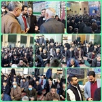 حضور فرماندار در نماز جمعه شهر ابهر، همزمان با سالروز گرامیداشت حماسه نه دی