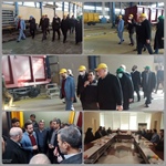 بازدید دکتر فکری معاون وزیر اقتصاد و رئیس سازمان سرمایه گذاری و کمک های اقتصادی و فنی ایران از شرکت صنایع ریلی اریکو و سیم و کابل ابهر