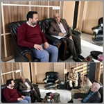 دیدار  رئیس کانون بازنشستگان ارتش شهرستان ابهر با ذوالقدر فرماندار ابهر