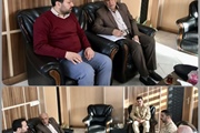 دیدار  رئیس کانون بازنشستگان ارتش شهرستان ابهر با ذوالقدر فرماندار...