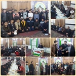 حضور صمیمی ذوالقدر فرماندار شهرستان ابهردر جمع بسیجیان و جهادگران پایگاه بسیج مسجد مهدیه شهر صائین قلعه