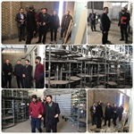 بازدید میدانی ذوالقدر فرماندار شهرستان ابهر به همراه جمعی از مسئولین و خبرنگاران از شرکت دوک بافان هیدج به منظور بررسی و رفع مشکلات