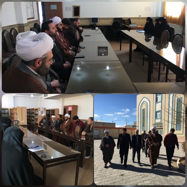 حضور ذوالقدر فرماندار شهرستان ابهر در حوزه علمیه خواهران شهر هیدج به منظور بررسی مسائل و رفع مشکلات