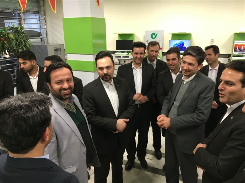آیین افتتاح شعبه بازار بانک مهر ایران با حضور ذوالقدر فرماندار شهرستان ابهر و مدیرعامل بانک قرض الحسنه مهر ایران همزمان با ایام الله دهه مبارک فجر