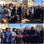 آیین بهره برداری از پروژه احداث دیوار حفاظتی روستای آلگزیر همزمان با گرامیداشت دهه فجر انقلاب اسلامی