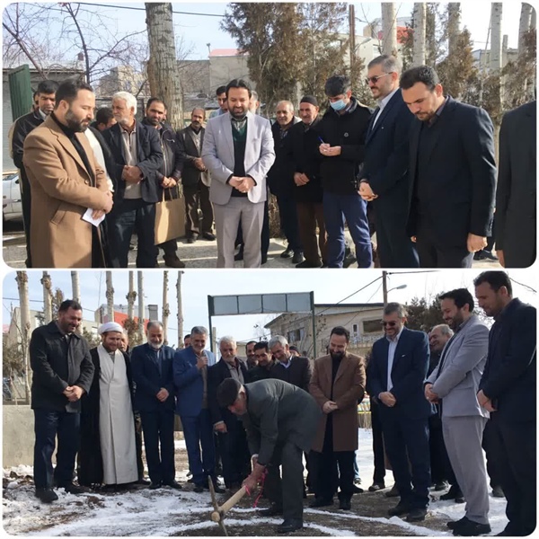 آیین کلنگ زنی پروژه طرح توسعه ساختمان دهیاری روستای پیرسقا همزمان با چهارمین روز از دهه مبارک فجر و ایام پیروزی انقلاب اسلامی