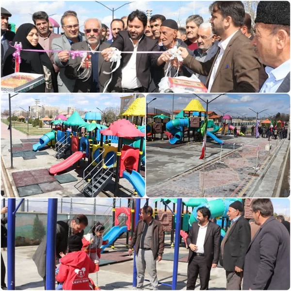 آیین بهره برداری از پروژه سنگفرش، پیاده راه، توسعه شبکه روشنایی و ست مخصوص بازی کودکان در بوستان شهید فهمیده