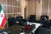 دیدار مدیرعامل شرکت نوردکاران فولاد افق با ذوالقدر فرماندار...