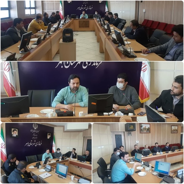 برگزاری جلسه شورای ترافیک به ریاست ذوالقدر فرماندار شهرستان ابهر و با حضور مسئولین مربوطه