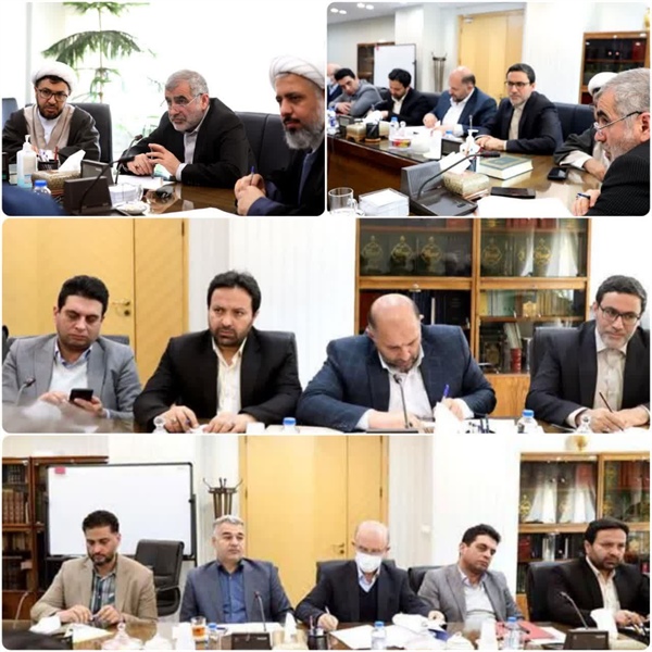 برگزاری جلسه پیگیری مصوبات سفر دکتر نیکزاد به شهرستان ابهر با حضور نایب رئیس مجلس و نمایندگان استان، فرماندار شهرستان ابهر و مسئولین کشوری و استانی در محل مجلس شورای اسلامی