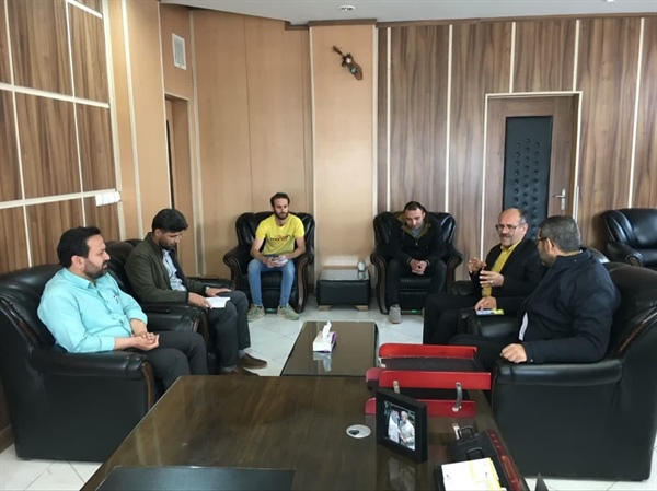 دیدار مدیرعامل شرکت زرساب، با ذوالقدر فرماندار شهرستان ابهر