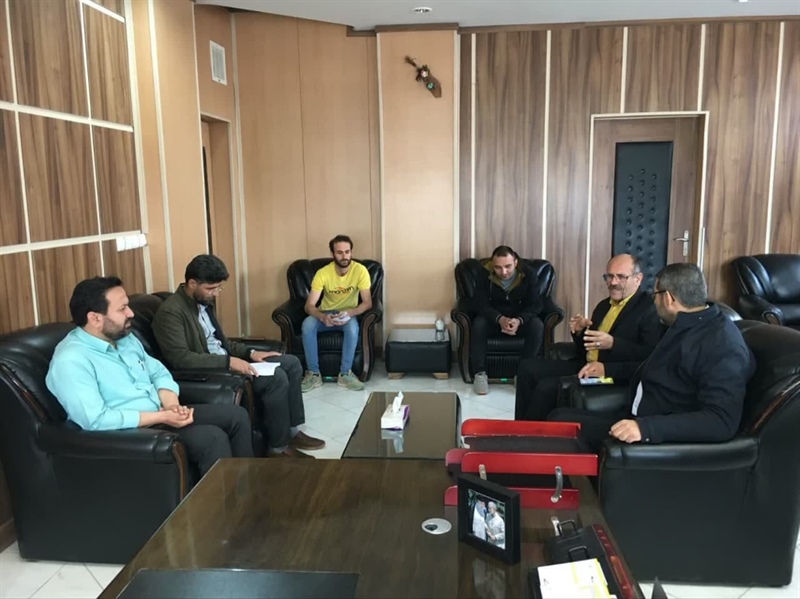 دیدار مدیرعامل شرکت زرساب، با ذوالقدر فرماندار شهرستان ابهر