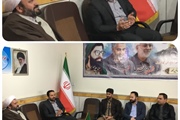 دیدار نوروزی ذوالقدر فرماندار شهرستان به همراه معاون برنامه‌ریزی و...