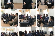 دیدار نوروزی ذوالقدر فرماندار شهرستان ابهر و جمعی از مسئولین و...