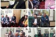 ديدار ذوالقدر فرماندار شهرستان ابهر به همراه واعظی بخشدار مرکزی و...