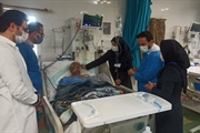 عیادت ذوالقدر فرماندار شهرستان ابهر به همراه رئیس بنیاد شهید و...