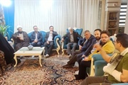 عیادت احمد ذوالقدر فرماندار شهرستان به همراه جمعی از مسئولین، از...