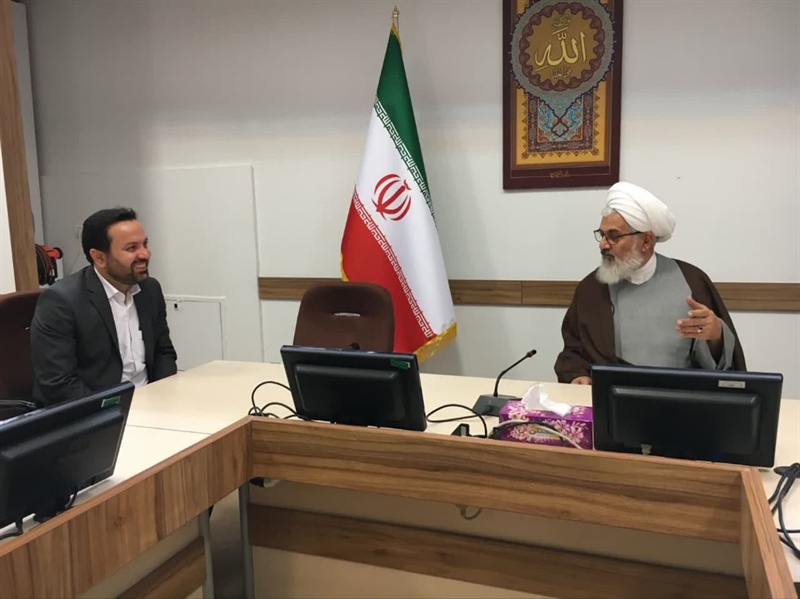 دیدار نوروزی احمد ذوالقدر فرماندار شهرستان ابهر با آیت اله خاتمی نماینده ولی فقیه در استان و امام جمعه زنجان