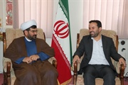 دیدار نوروزی ذوالقدر فرماندار شهرستان ابهر به همراه  شهردار، رئیس...