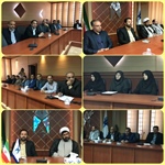 نشست هم اندیشی اساتید بسیجی دانشگاه های شهرستان ابهر با حضور حجت الاسلام مرادپور امام جمعه ابهر و احمد ذوالقدر فرماندار شهرستان ابهر در دانشگاه آزاد اسلامی