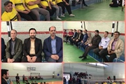 حضور ذوالقدر فرماندار شهرستان ابهر در مسابقات والیبال نشسته چند...