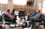 دیدار طارمی رئیس حوزه شعب بانک ملت شهرستان های ابهر، خرمدره و خدابنده با ذوالقدر فرماندار شهرستان ابهر