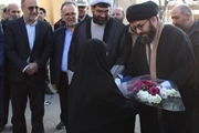 استقبال جزونقی فرماندار شهرستان ابهر و جمعی از مسئولین استانی و...