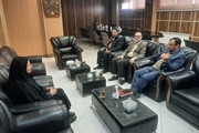 دیدار مرادی رئیس اداره بنیاد شهید و ایثارگران شهرستان با خلجی...