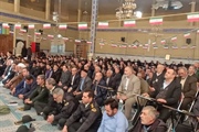 شرکت خلجی سرپرست فرمانداری شهرستان ابهر در نماز عبادی سیاسی جمعه...
