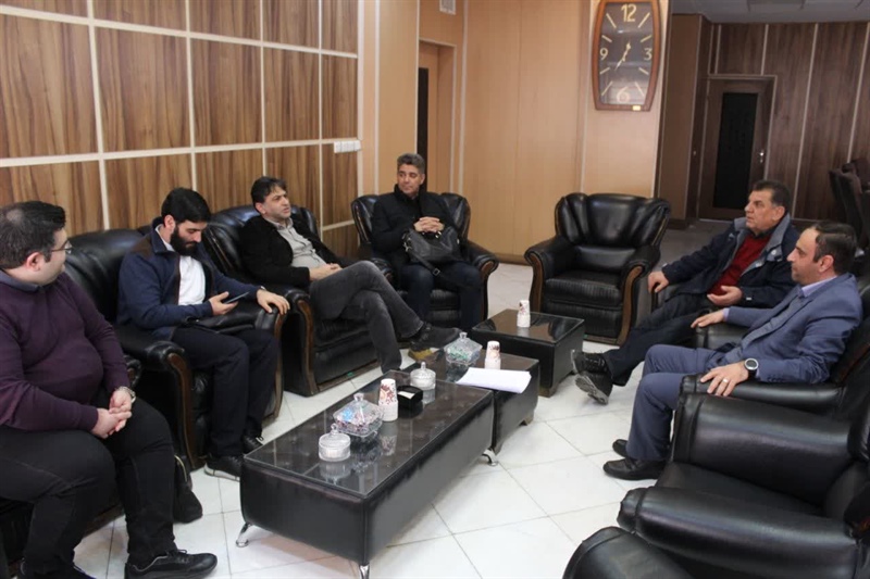 دیدار مدیرعامل شرکت نساجی رازی با خلجی سرپرست فرمانداری شهرستان ابهر