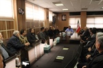 دیدار جمعی از بزرگان و معتمدین ناحیه شریف آباد ابهر با خلجی سرپرست فرمانداری شهرستان ابهر