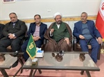 دیدار نوروزی، خلجی سرپرست فرمانداری شهرستان ابهر به همراه شهردار ، اعضای شورای اسلامی صائین قلعه و جمعی از اعضای شورای اداری با حجت الاسلام نوری امام جمعه صائین قلعه