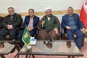 دیدار نوروزی، خلجی سرپرست فرمانداری شهرستان ابهر به همراه شهردار ،...