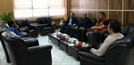 دیدار مدیرعامل شرکت چکاد صنعت فلاح ( تولید کننده قطعات بدنه خودرو ) با خلجی سرپرست فرمانداری شهرستان ابهر