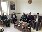 دیدار خلجی سرپرست فرمانداری شهرستان ابهر به همراه نعمتی سرپرست بخشداری مرکزی و حسینی رئیس شورای استان با سرهنگ افشار فرمانده سپاه ناحیه ابهر بمناسبت سالروز تاسیس سپاه پاسداران انقلاب اسلامی