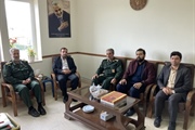 دیدار خلجی سرپرست فرمانداری شهرستان ابهر به همراه نعمتی سرپرست...