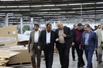 بازدید فرماندار ابهراز شرکت ریسندگی و بافندگی نخیران