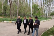 بازدید میدانی مهندس خلجی فرماندار شهرستان از پارک پردیس شهر ابهر