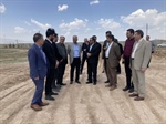 بازدید سعید خلجی سرپرست فرمانداری شهرستان ابهر از طرح توسعه نیروگاه ۲۵ مگاواتی ابهر